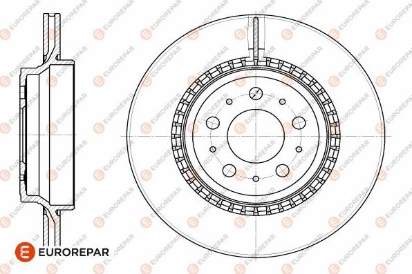 EUROREPAR 1642769780 - Kočioni disk www.molydon.hr