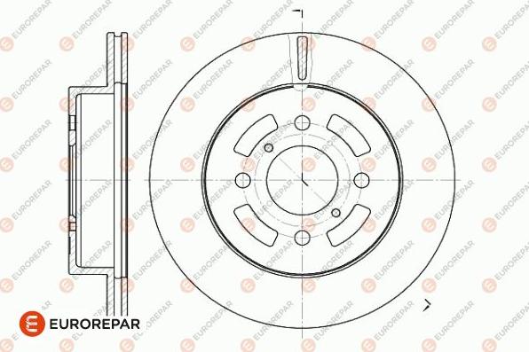 EUROREPAR 1642764380 - Kočioni disk www.molydon.hr