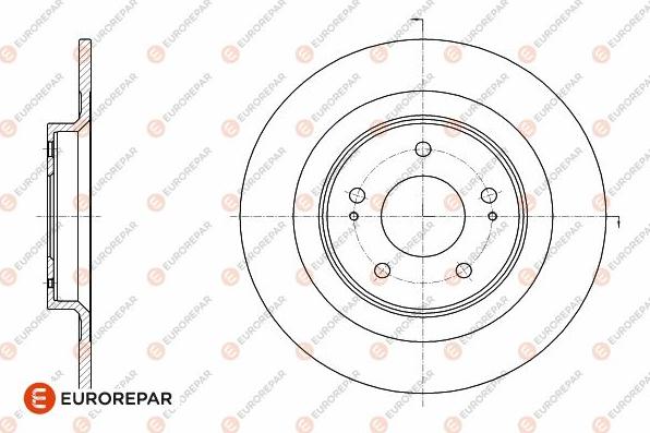 EUROREPAR 1642766980 - Kočioni disk www.molydon.hr