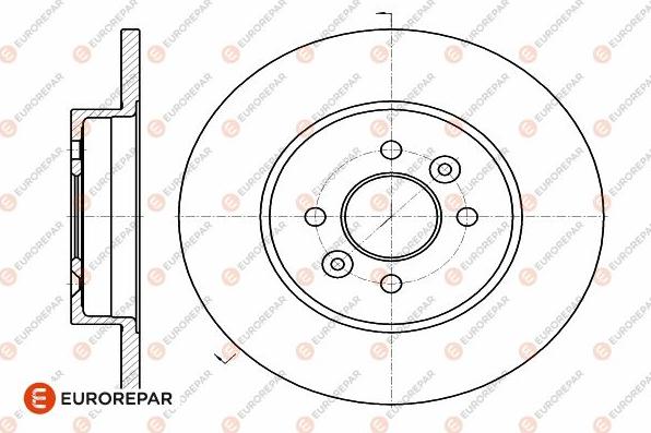 EUROREPAR 1642766480 - Kočioni disk www.molydon.hr