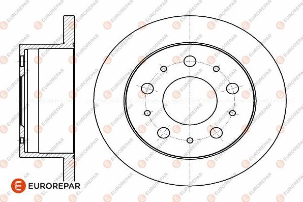 EUROREPAR 1642766780 - Kočioni disk www.molydon.hr