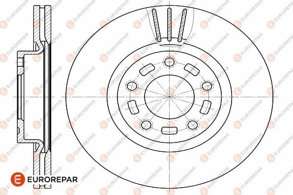 EUROREPAR 1642760180 - Kočioni disk www.molydon.hr