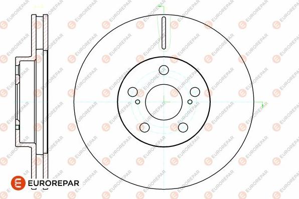 EUROREPAR 1642760280 - Kočioni disk www.molydon.hr