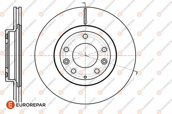 EUROREPAR 1642761580 - Kočioni disk www.molydon.hr