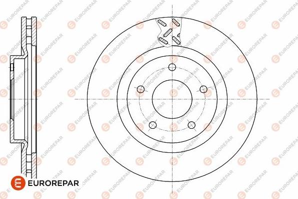 EUROREPAR 1642761880 - Kočioni disk www.molydon.hr