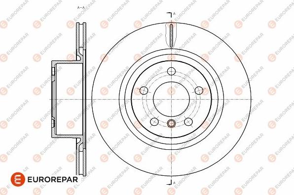 EUROREPAR 1642768180 - Kočioni disk www.molydon.hr