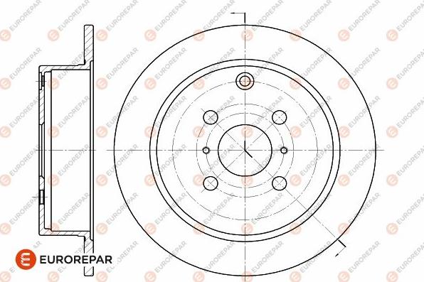 EUROREPAR 1642768380 - Kočioni disk www.molydon.hr