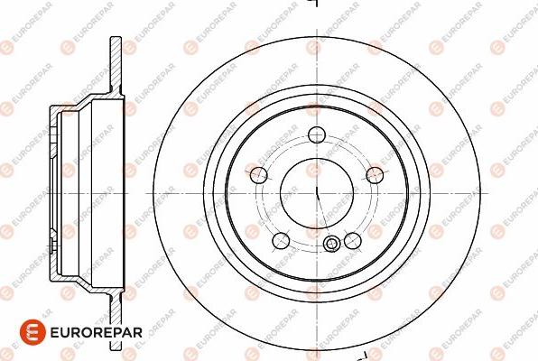 EUROREPAR 1642768280 - Kočioni disk www.molydon.hr