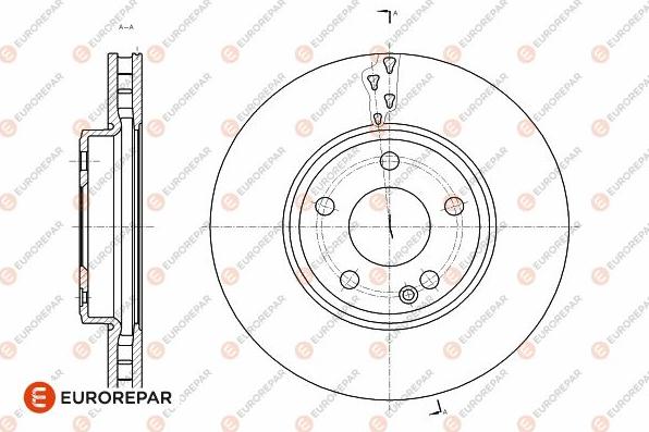 EUROREPAR 1642762980 - Kočioni disk www.molydon.hr