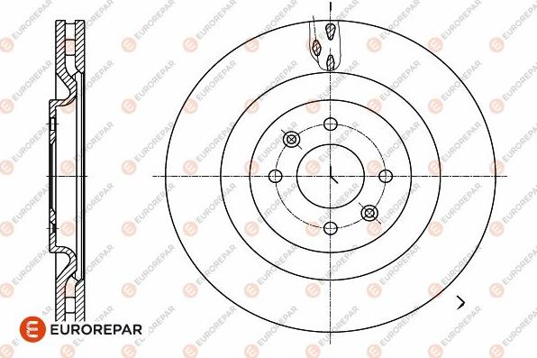 EUROREPAR 1642767080 - Kočioni disk www.molydon.hr