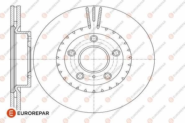 EUROREPAR 1642780580 - Kočioni disk www.molydon.hr