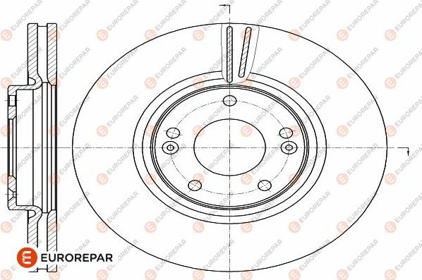 EUROREPAR 1642781280 - Kočioni disk www.molydon.hr