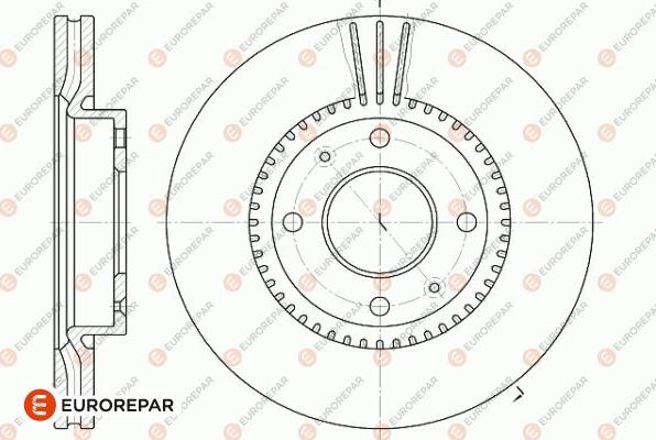 EUROREPAR 1642779180 - Kočioni disk www.molydon.hr