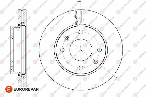 EUROREPAR 1642779280 - Kočioni disk www.molydon.hr