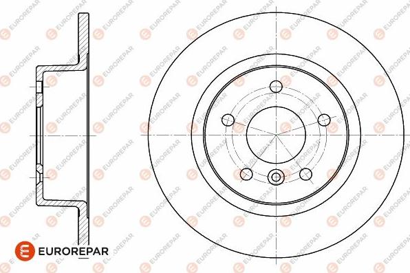 EUROREPAR 1642775480 - Kočioni disk www.molydon.hr