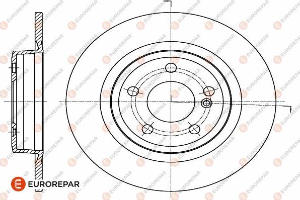 EUROREPAR 1642775180 - Kočioni disk www.molydon.hr