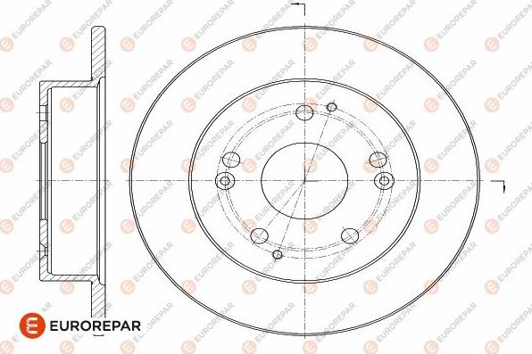 EUROREPAR 1642775380 - Kočioni disk www.molydon.hr