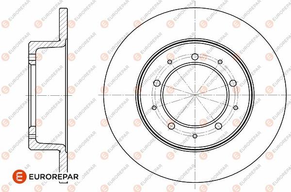 EUROREPAR 1642775780 - Kočioni disk www.molydon.hr