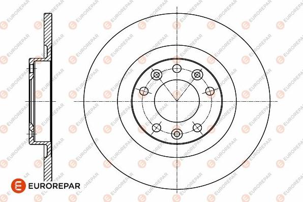 EUROREPAR 1642776480 - Kočioni disk www.molydon.hr