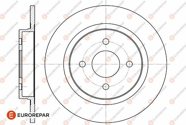 EUROREPAR 1642776580 - Kočioni disk www.molydon.hr