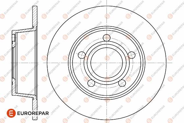 EUROREPAR 1642776080 - Kočioni disk www.molydon.hr