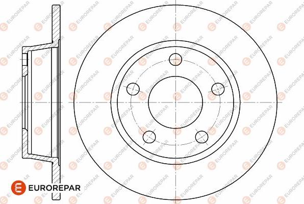 EUROREPAR 1642776180 - Kočioni disk www.molydon.hr