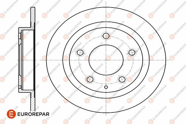 EUROREPAR 1642770480 - Kočioni disk www.molydon.hr