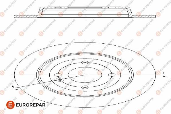 EUROREPAR 1642770080 - Kočioni disk www.molydon.hr