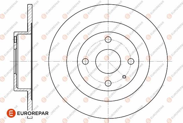 EUROREPAR 1642771280 - Kočioni disk www.molydon.hr