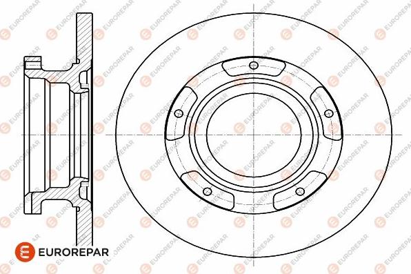 EUROREPAR 1642778880 - Kočioni disk www.molydon.hr