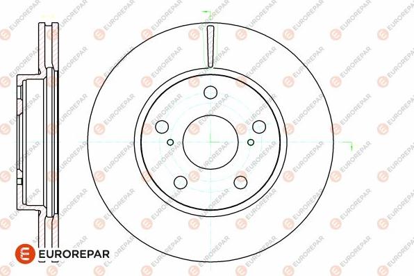 EUROREPAR 1642778780 - Kočioni disk www.molydon.hr