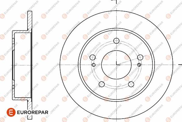 EUROREPAR 1642773980 - Kočioni disk www.molydon.hr