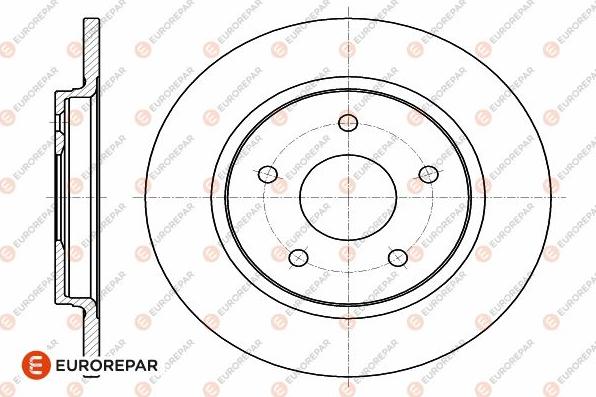 EUROREPAR 1642773080 - Kočioni disk www.molydon.hr