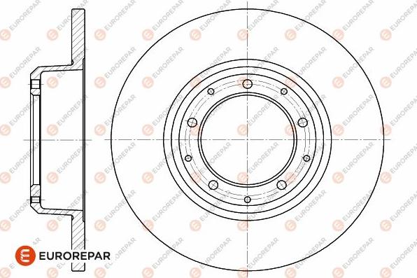 EUROREPAR 1642772580 - Kočioni disk www.molydon.hr