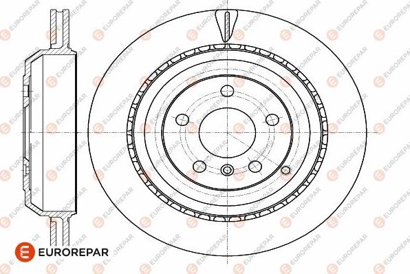 EUROREPAR 1642772180 - Kočioni disk www.molydon.hr