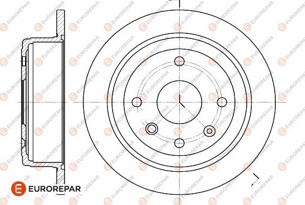 EUROREPAR 1642777980 - Kočioni disk www.molydon.hr