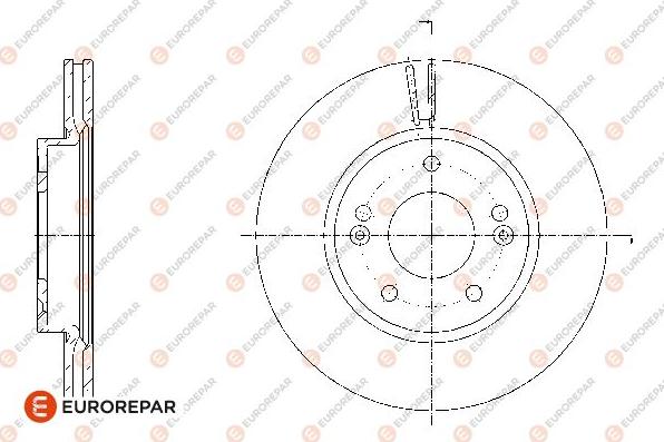 EUROREPAR 1667849380 - Kočioni disk www.molydon.hr