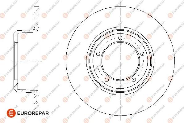 EUROREPAR 1667848880 - Kočioni disk www.molydon.hr