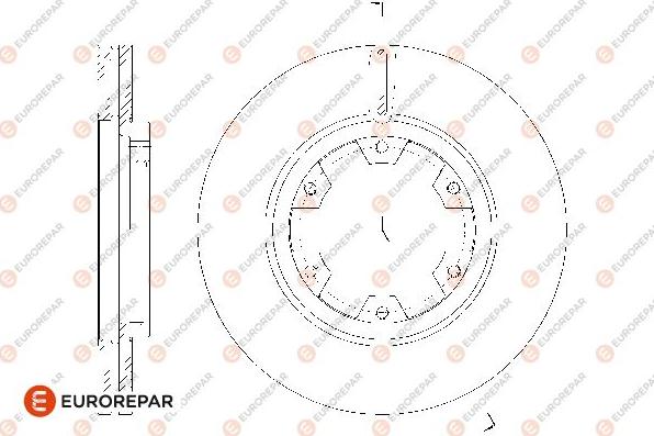 EUROREPAR 1667859980 - Kočioni disk www.molydon.hr