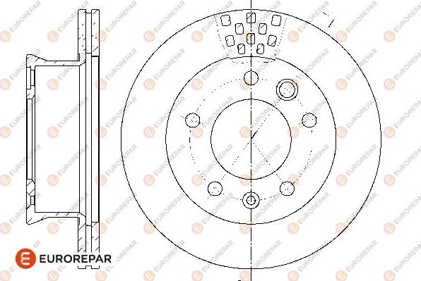 EUROREPAR 1667859480 - Kočioni disk www.molydon.hr