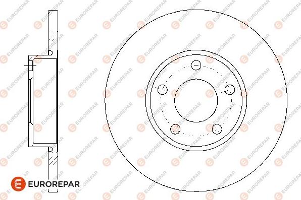 EUROREPAR 1667859580 - Kočioni disk www.molydon.hr