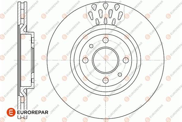 EUROREPAR 1667859680 - Kočioni disk www.molydon.hr