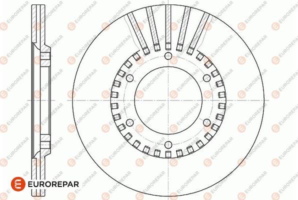 EUROREPAR 1667859380 - Kočioni disk www.molydon.hr