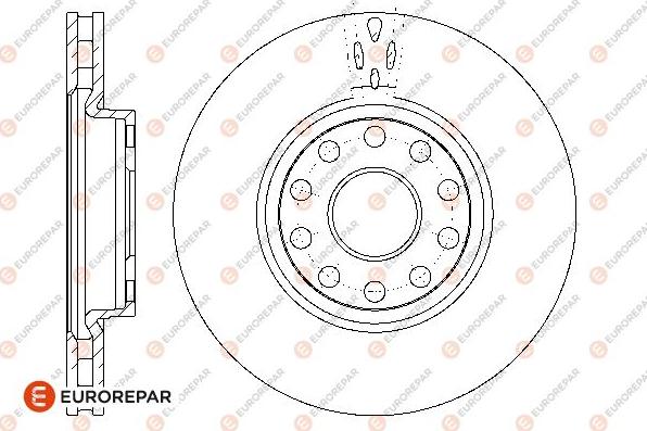 EUROREPAR 1667854680 - Kočioni disk www.molydon.hr