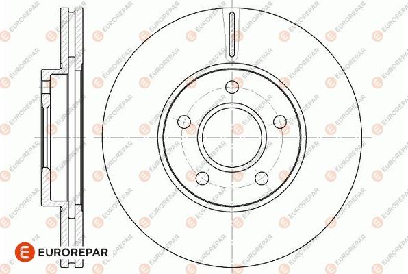 EUROREPAR 1667855980 - Kočioni disk www.molydon.hr