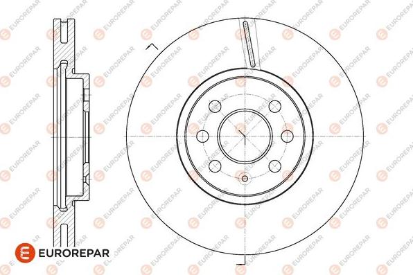 EUROREPAR 1667855680 - Kočioni disk www.molydon.hr