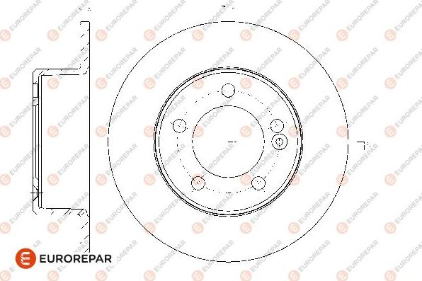 EUROREPAR 1667855080 - Kočioni disk www.molydon.hr