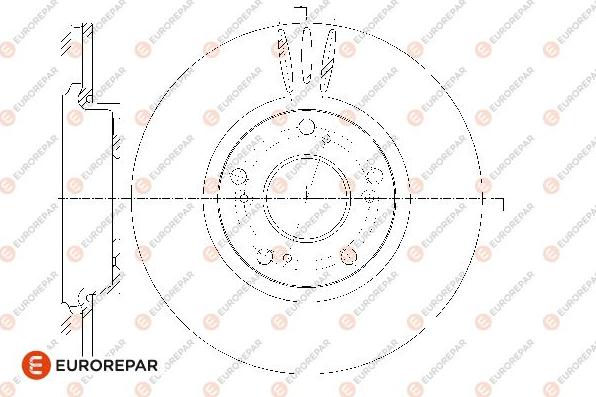 EUROREPAR 1667856980 - Kočioni disk www.molydon.hr