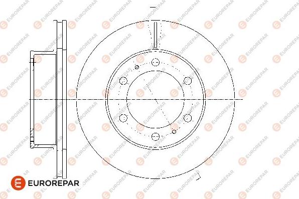 EUROREPAR 1667856580 - Kočioni disk www.molydon.hr