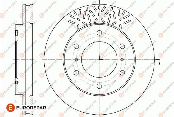 EUROREPAR 1667856680 - Kočioni disk www.molydon.hr